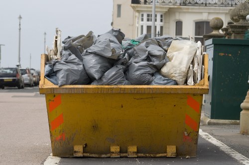 Smart waste bins with IoT devices in West London